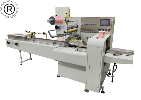 Fully Automatic Toilet Roll Rewinding Machine Production LINE With Embossing Unit , Point To Point