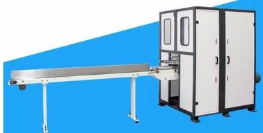 Le rondin de tissu facial de découpeuse de papier de soie de soie de moteur servo a vu le contrôle de PLC de coupeur