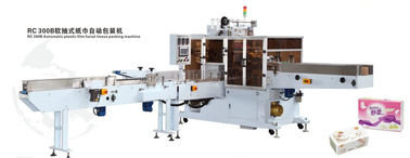 Papier de soie de soie complètement automatique faisant la machine, machine à emballer molle de serviette de papier de feuille de plastique