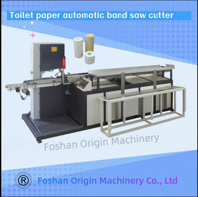 Papier toilette Essuie-tout Machine de découpe automatique à scie à ruban