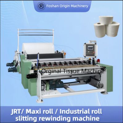 Maxi rouleau / rouleau de toilette machine de remontage 200-300 mètres / min Vitesse