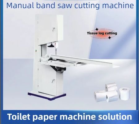 Machine de fabrication de papier toilette à scellage manuel
