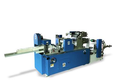 Acier fois se pliant de la machine 1/4 de serviette de cocktail pour empaqueter graver avec en refief le tirage en couleurs