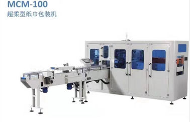 Paquets minces mous de la grande vitesse 70-80 de machine à emballer de tissu facial/minute