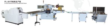 Une chaîne de production de papier de soie de soie de poche de Chaneel type se pliant de pompe à vide de vortex