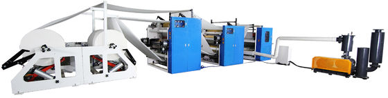 V plient la chaîne de production de tissu facial de serviette de cuisine d'Interfolded