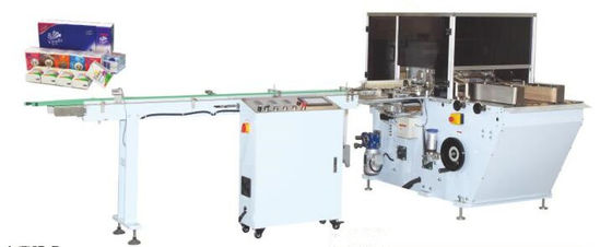 Machine de pliage de tissu de Mini Hankey Double Lanes Pocket avec l'unité de transfert automatique