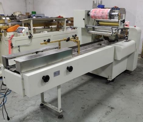 Machine d'emballage pour rouleaux de papier toilette usagés