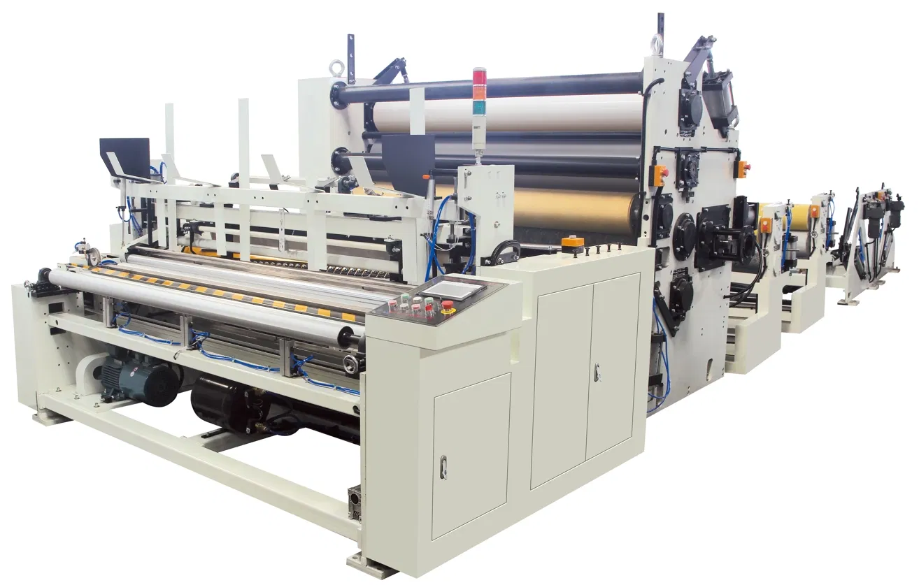 Ligne de production automatique de rouleaux de papier toilette / essuie-tout Jrt Maxi Rembobineuse 0