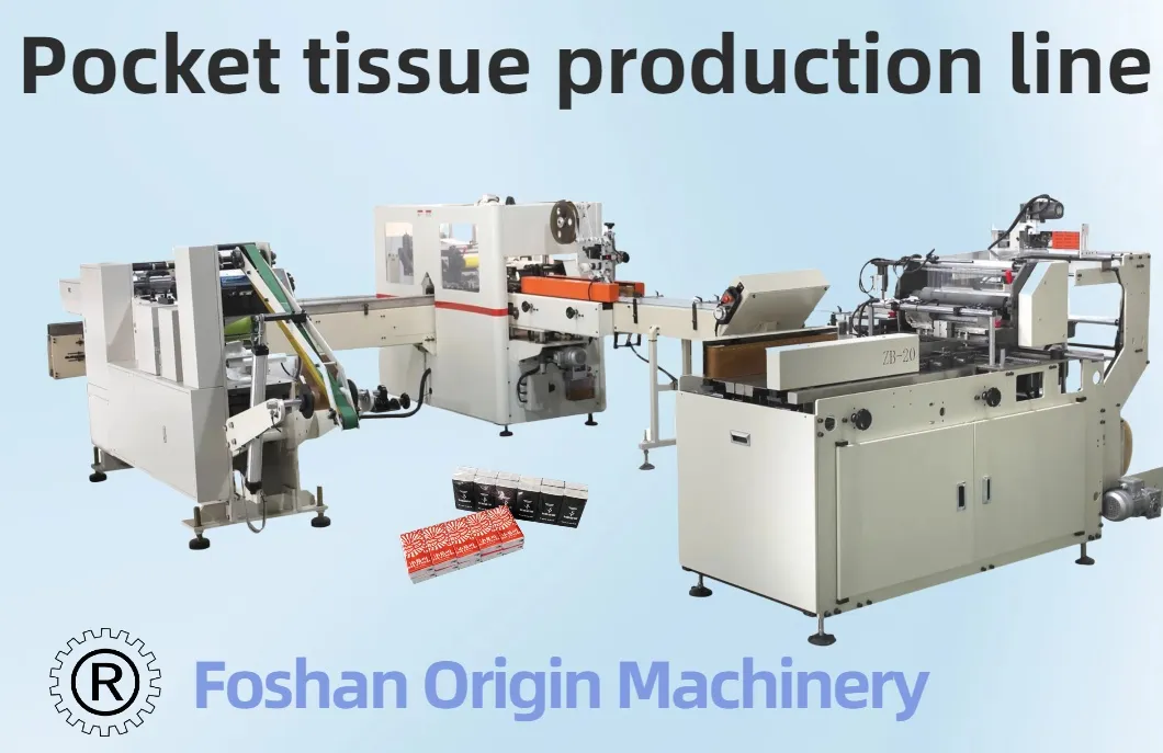 Papier de soie pour mouchoirs de poche - Machine de production 0