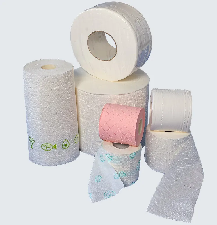 Rouleau de papier toilette Rouleau de cuisine Maxi rouleau Ligne de production de papier tissu à rouleaux multiples Rembobinage Coupe Emballage 1