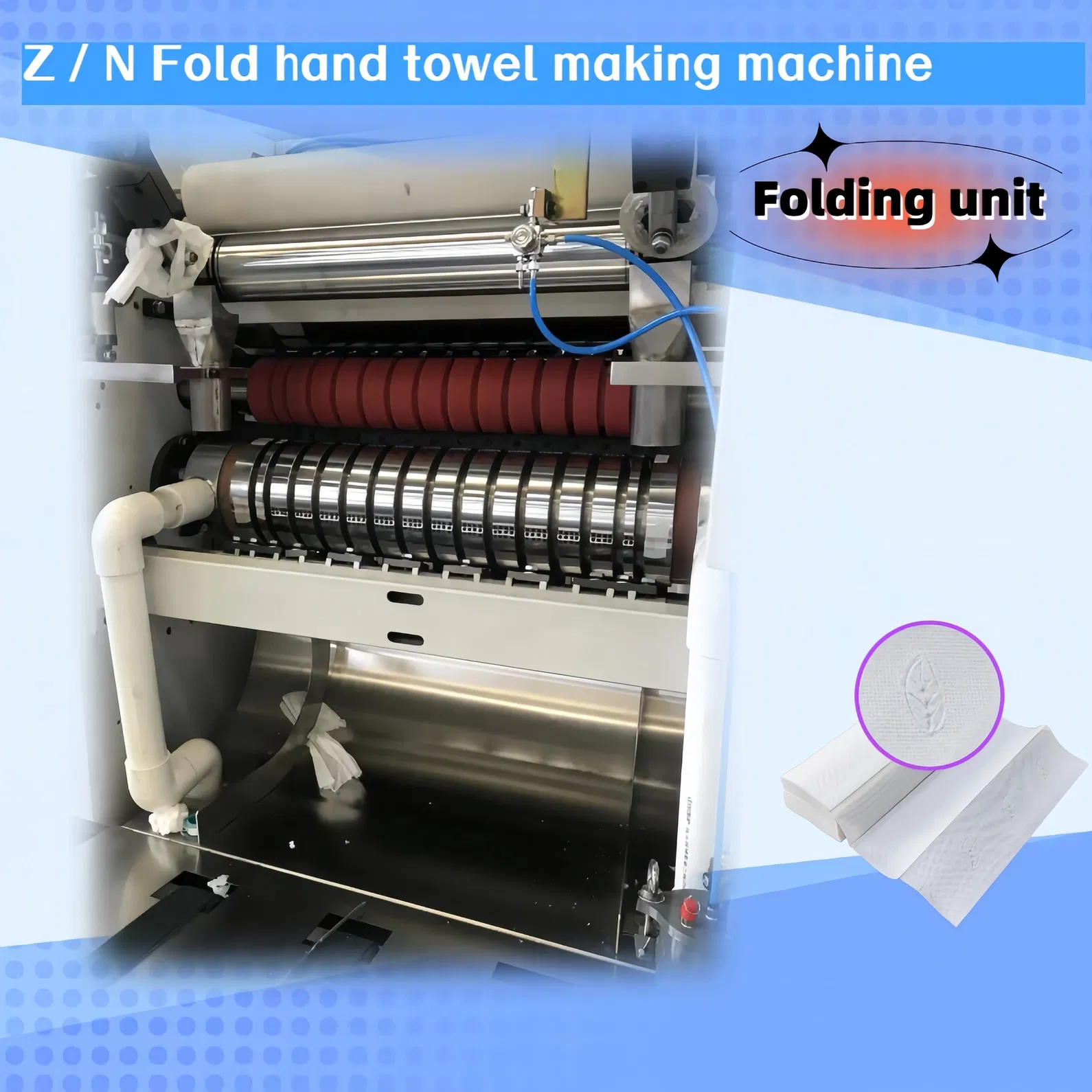 Durable N Z Machine à serviettes à main pliable 4