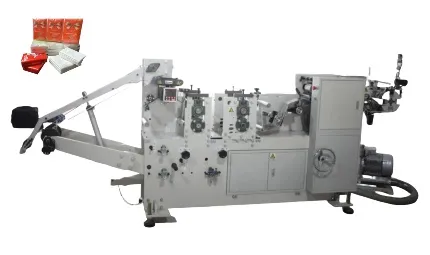 Machine d'emballage de paquets à grande vitesse pour l'emballage automatique de mouchoirs de poche, connexion facile, réglage des paramètres sur écran tactile 3