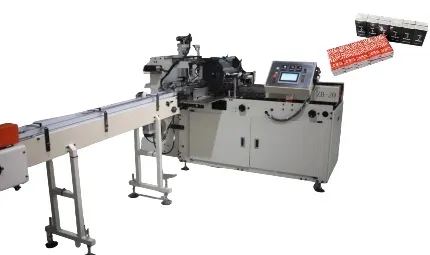 Machine d'emballage de paquets à grande vitesse pour l'emballage automatique de mouchoirs de poche, connexion facile, réglage des paramètres sur écran tactile 5